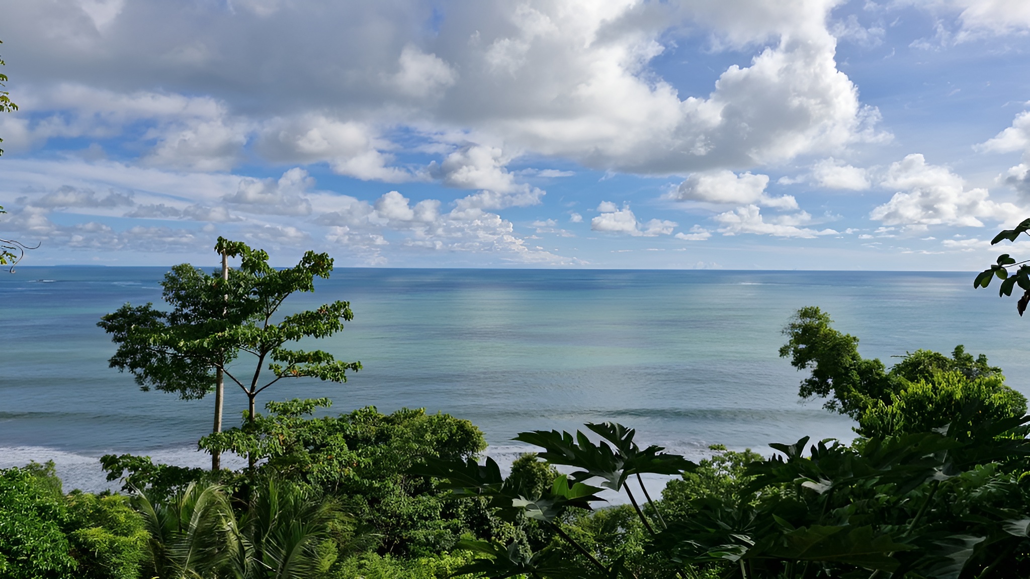 Pacific Ocean panorama from Rancho Cielo Alto hilltop